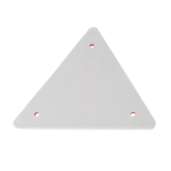 

2 Pcs Triangle Warning Reflector Alerts Safety Plate Rear Light Trailer Fire Truck Car 270E