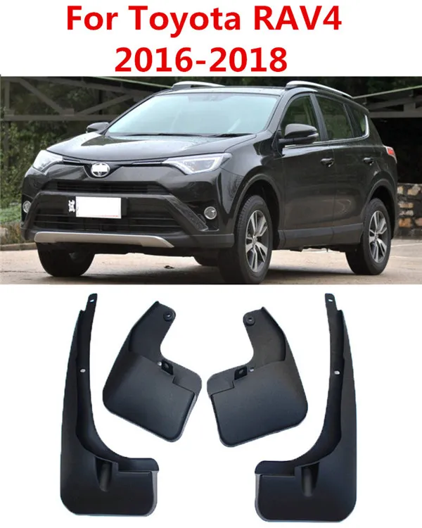Автомобильный брызговик s для Toyota RAV4 2006 2007 2008 2009 2010 2011 2012 2013- брызговики брызговик крыло брызговиков - Цвет: RAV4 2016-2018