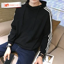 HNMCHIEF Толстовка для мужчин Новые толстовки Брендовые мужские с длинным рукавом однотонные толстовки мужские черные красные Большие размеры Poleron Hombre