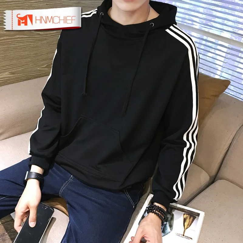 HNMCHIEF Sweatshirt Men NEW Hoodies Brand Male Long Sleeve Solid Hoodie Men Black Red Big Size Poleron Hombre HNMCHIEF Sweatshirt Men NEW Hoodies Brand Male Long Sleeve Solid Hoodie Men Black Red Big Size Poleron Hombre