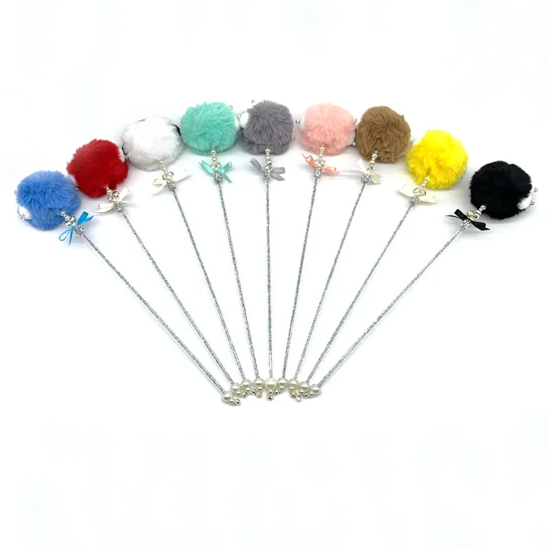 1 pc random color Интерактивный питомец кот игрушка-грызунок Кот палочка с плюшевой коготь-образная игрушка(цвет случайный) сделать Кот палочка перо с колокольчиками - Цвет: 1 pc random color