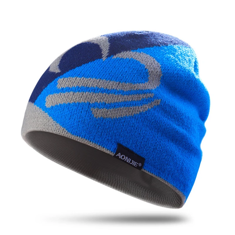 breathable cycling hat Unisex Winter Warmer Hat Knitted Windproof Skull Sports Cap comfortable Protective Accessory