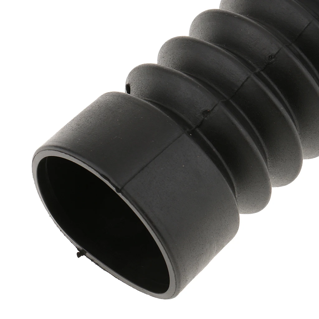 2PCS Motorcycle Rubber Front Shock Absorber Dust Covers 210x45x30mm - Black