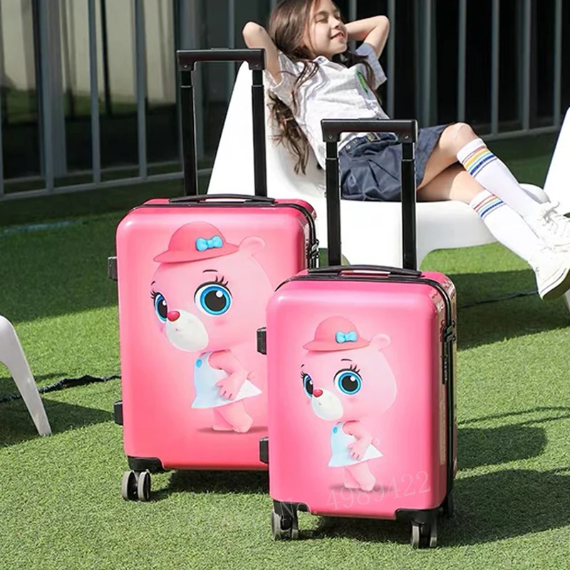 Детский чемодан 17''carry on trolley сумка для багажа путешествий с колесами Детская