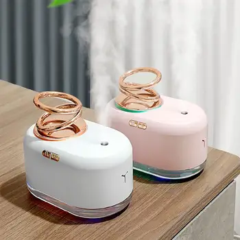 

Suspended Double Ring USB Humidifier Aroma Essential Oil Diffuser Home Desktop Atmosphere Humidificador