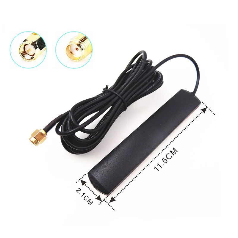 GSM antenna patch type 900-1800M automotive patch antenna SMA male interface 3 meter extension line antenna