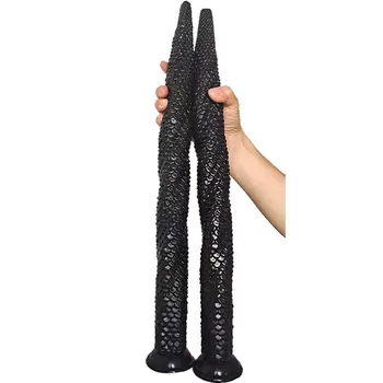 58*5CM Fish Scales Huge Large Realistic Anal Dildos Penis With Suction Cup G Spot Stimulate Adult Toy 6
