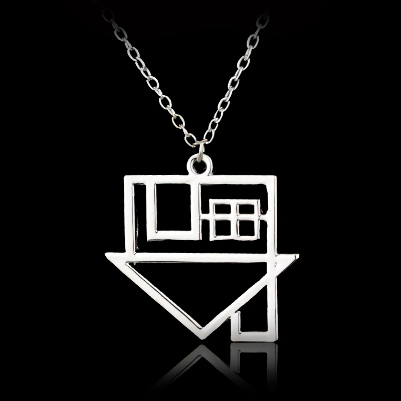 Рок-Группа Slipknot кулон ожерелье подвески для мужчин и женщин Поклонники друзей лучший подарок Серебряная цепочка Прямая поставка - Окраска металла: Silver