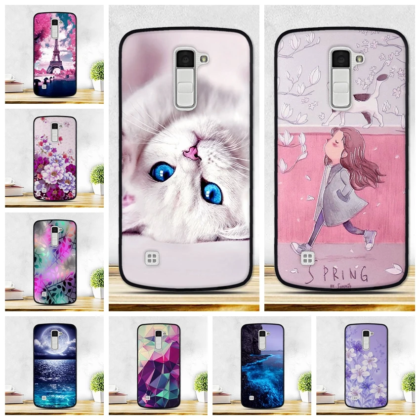 

For LG K10 Case Soft Silicone Phone Cover For LG K10 K 10 LTE K420N K430 K430ds Cover Silicone Back Case For LG k10 2016 Fundas