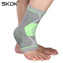 SKDK спортивный беговой голеностопный компрессионный поддерживающий коврик для голеностопного сустава, анти-растяжение, гимнастический, футбольный, баскетбольный, нейлоновый ремешок, 1 шт
