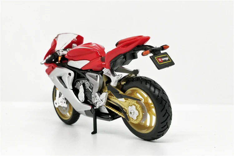 Bburago 1/18 масштаб 1:18 MV Agusta F3 Oro 2012 Литые пластиковые модели мотоциклов для мальчиков|