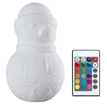

Printing Moon Light Led Charging 3d Print Moon Light For Christmas Gift Snowman Lights