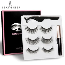 Магнитные ресницы Набор натуральные длинные 3D Искусственные магнитные накладные ресницы легко носить мягкие норковые ресницы накладные ресницы для наращивания ресниц
