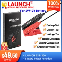 LAUNCH BST-360 Bluetooth Battery Test Clip Analyzer 6V 12V 2000CCA BST360 Voltage tester for x431 device Adnroid / IOS Phone 1