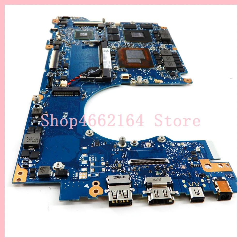 price reduction  N501JW I7-4750CPU GTX960M/2G motherboard For ASUS N501JW UX501JW UX501J N501J G501J G501JW Laptop m
