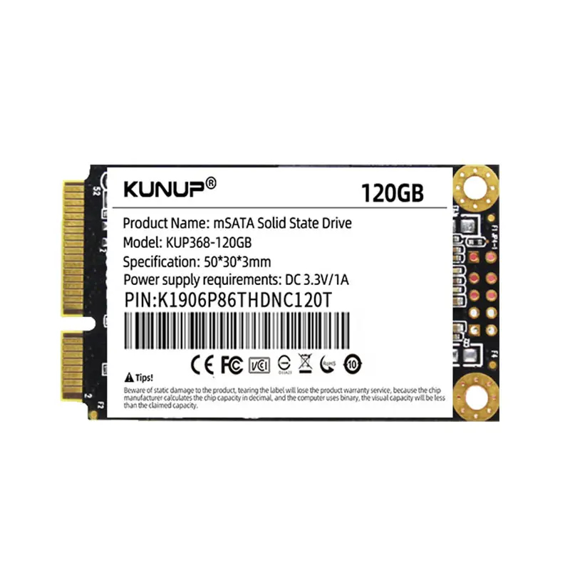 Твердотельный накопитель KUNUP mSATA ssd 64 Гб 128 ГБ 256 внутренний жесткий диск hdd для