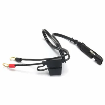 

Motorbike Battery 12V Ring Terminal Harness Connectors Charger SAE To Ring Cable