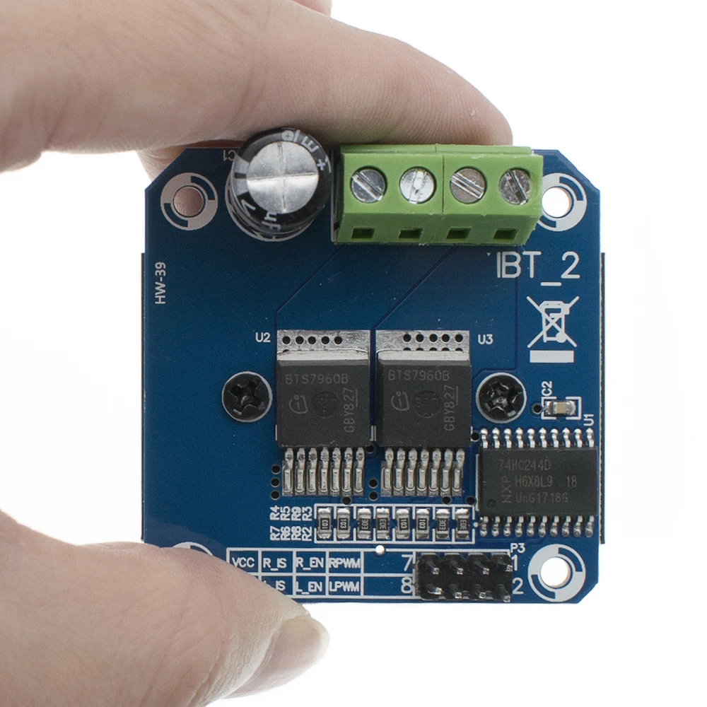 10 шт. двойной BTS7960 43A h-мост мощный модуль драйвера/diy умный автомобильный