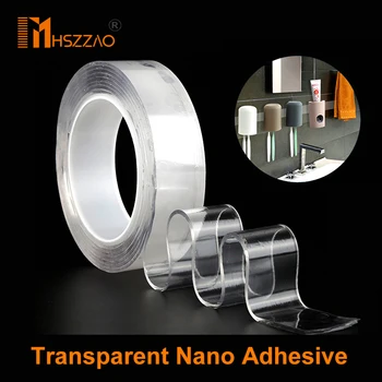 

2MM thickness Car Stickers Nano Tape No Residue Multifunction Non-slip Stickiness Gel Grip Tape Car Indoor Outdoor Washable Tape