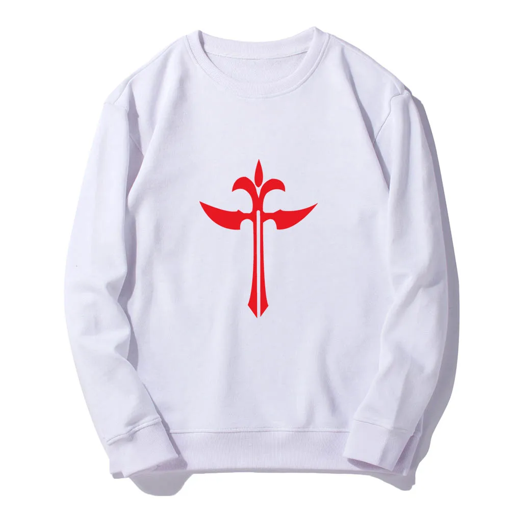 С рисунком из японского мультфильма CODE GEASS Lelouch of the Rebellion толстовки с длинным рукавом и О-образным вырезом Кофты с эластичным низом молодой Топы - Цвет: 01