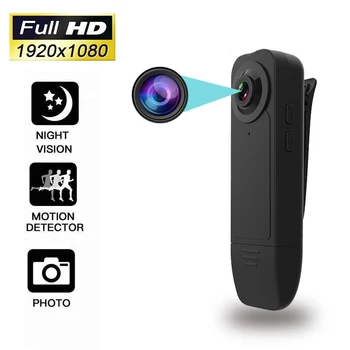 

New HD 1080P Wearable Min Camera Video Recorder with Night Vision Motion Detection Small Security Cam for Home Outside Camcorder