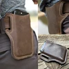 Men Cellphone Loop Holster Case Belt Waist Bag Props Leather Purse Phone Wallet ► Photo 1/6