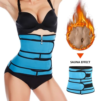 

Neoprene Sauna Shaper Waist Trainer Corset Sweat Slimming Belt For Women Weight Loss Compression Trimmer Fitness Waist Trainer