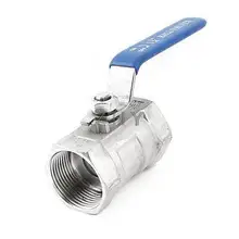 DN32 39 мм внутренняя нарезка 2 Way поворотного рычага Нержавеющая сталь шаровой клапан