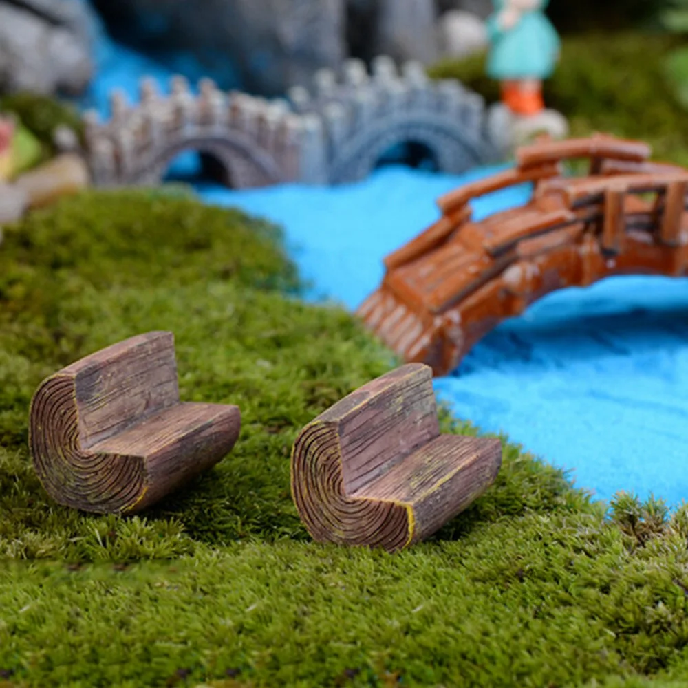 รูปสินค้า Miniature Garden Bench - Fairy Tale Decor