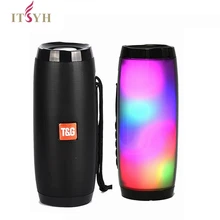 BLUETOOTH динамик Портативный беспроводной водонепроницаемый/Колонка/HIFI/динамик с fm-радио suppo звуковая панель светодиодный светильник мигающие колонки
