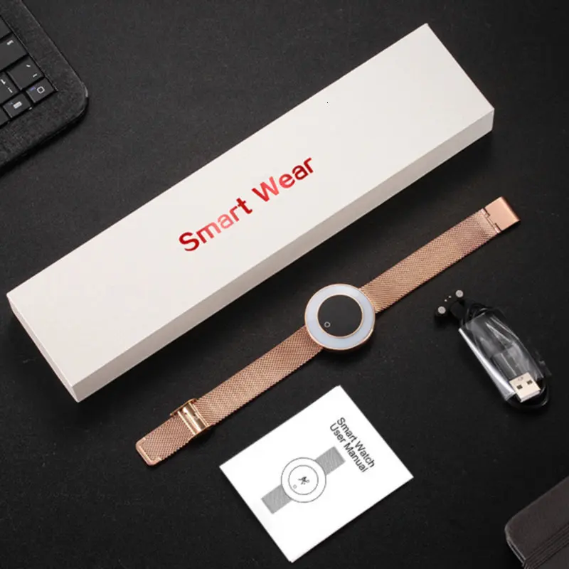 Модные Смарт-часы водонепроницаемые IP68 женские Bluetooth дамы Reloj фитнес-трекер для измерения сердечного ритма браслет Smartwatch для Android IOS