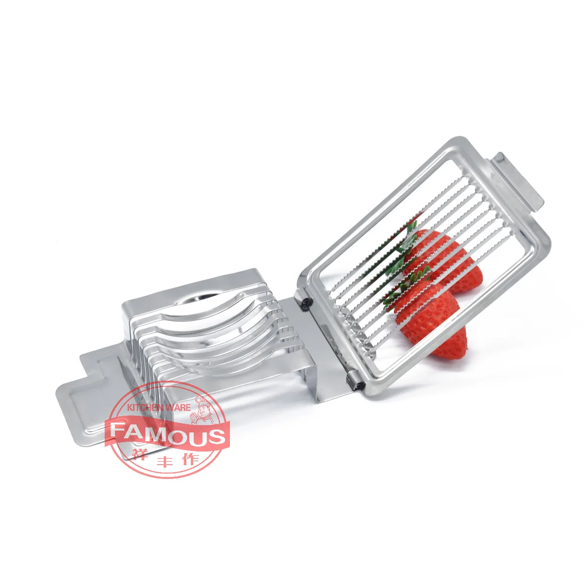 

Kitchen Multi-functional Stainless Steel Slicer Multi-function Slicing Machine Fruit Cutter Strawberry Dividers Cutter