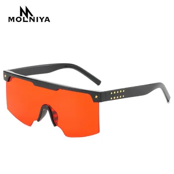 

2020 Gradient Siamese Sunglasses Men Rice Nails Ladies Sunglasses Luxury Retro Sun Glasses Pink Mirror Shades For Women