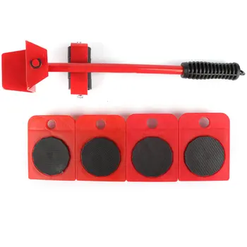 

5PCS/SET Durable Use Furniture Mover Tool Set Furniture Transport Lifter Heavy Stuffs Moving Tool Hand Tools