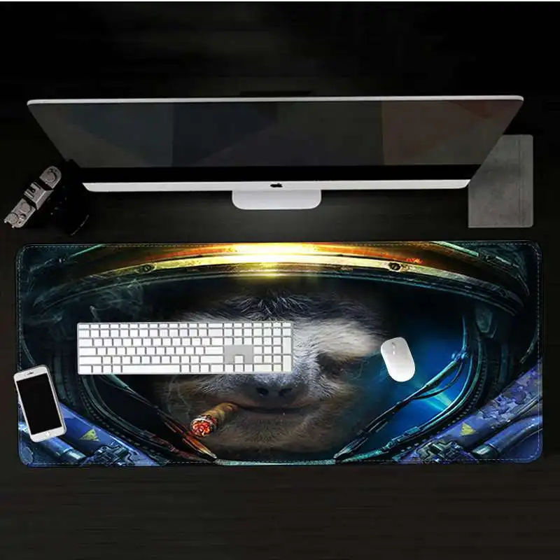 Lock Edge 40X90cm Maiya ваши собственные коврики Starcraft 2 прочный резиновый коврик для Мыши Pad большой коврик для мыши клавиатуры коврик - Цвет: Lock Edge 40X90cm