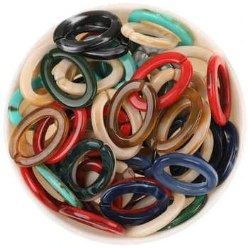 

Cordial Design Clearance 28x20MM 100pcs/Pack Random Mix/Oval Beads/Acrylic Marble Effect Clasps/Exclusive/Limited Quantity