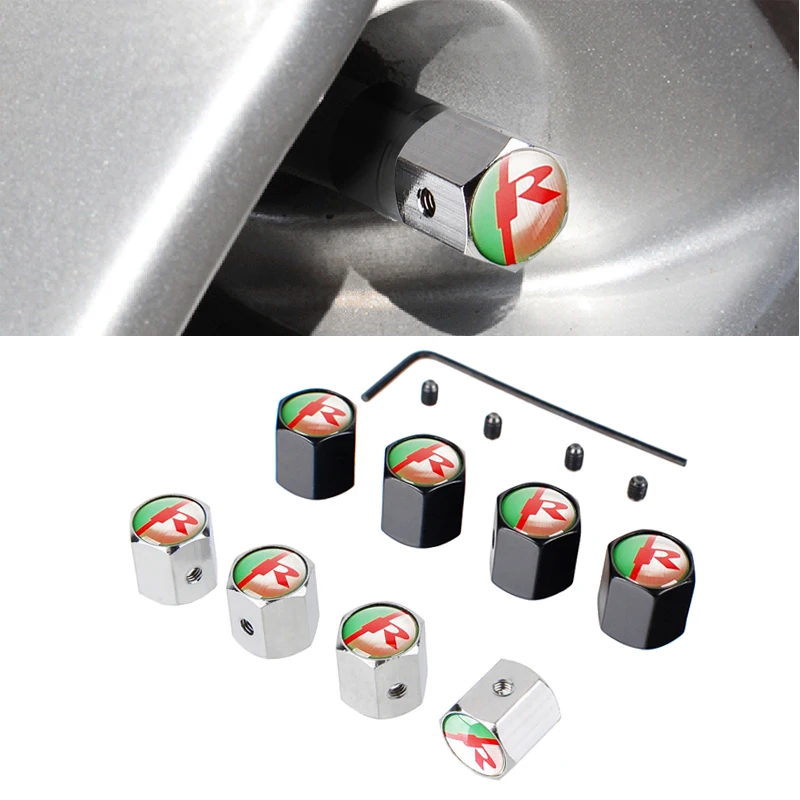 

Tire Valve Caps for Jaguar Xf 2009 Xe Xj X Type Xk8 F-Type S-Type Antitheft Car Accessories for Jaguar R Wheel Tyre Valve Cover