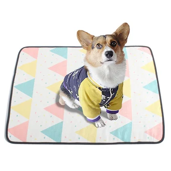 

Summer Pet Ice Silks Cooling Mat Breathable Mesh Double-side Usable Dog Cat Sleeping Mat Blanket Pad Pet Supplies FPing