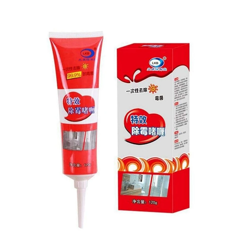 Mildew Remover Cleaner Wall Mold Mildew Remover Cleaner Caulk Gel Pool Tile Gap Spot Mold Remover Washing Machine Bathroom Mildew Gel D