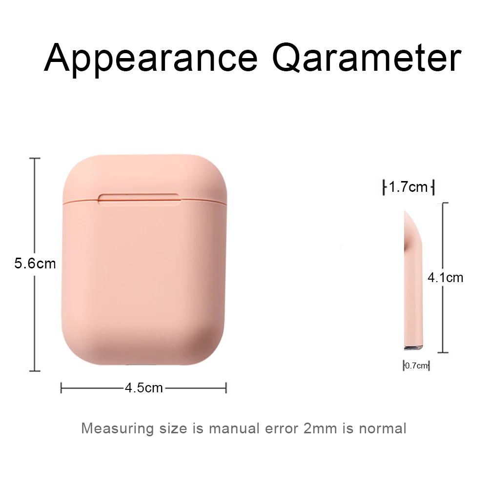 Оригинальные Macaron i12 TWS, Bluetooth наушники, умные сенсорные беспроводные наушники, классная красочная стереогарнитура, HD Микрофон для телефона