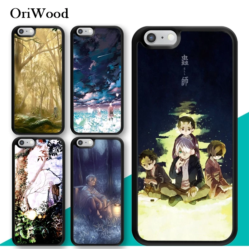 

OriWood Mushishi Manga Anime Cell Phone Case For Apple iPhone X XR XS MAX 8 7 Plus 6 6s 5 5s SE Rubber Back Cover Capa