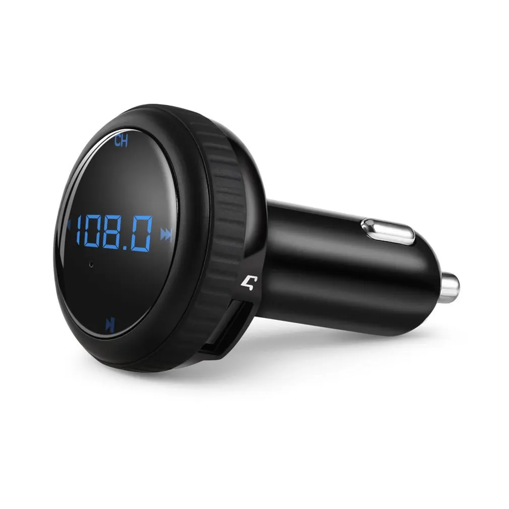 Car Auto LCD Wireless FM Transmitter Car Kit MP3 Music Player with TF Card Reading Port& USB Port