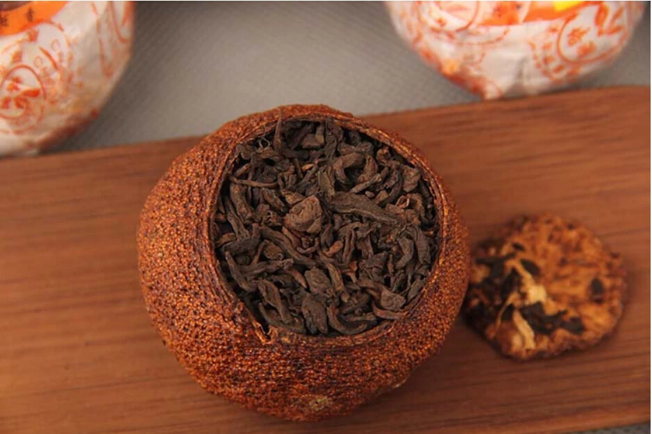 2013 Китайский Юньнань спелый чай в возрасте Оранжевый синьхуэй оранжевый шу ча