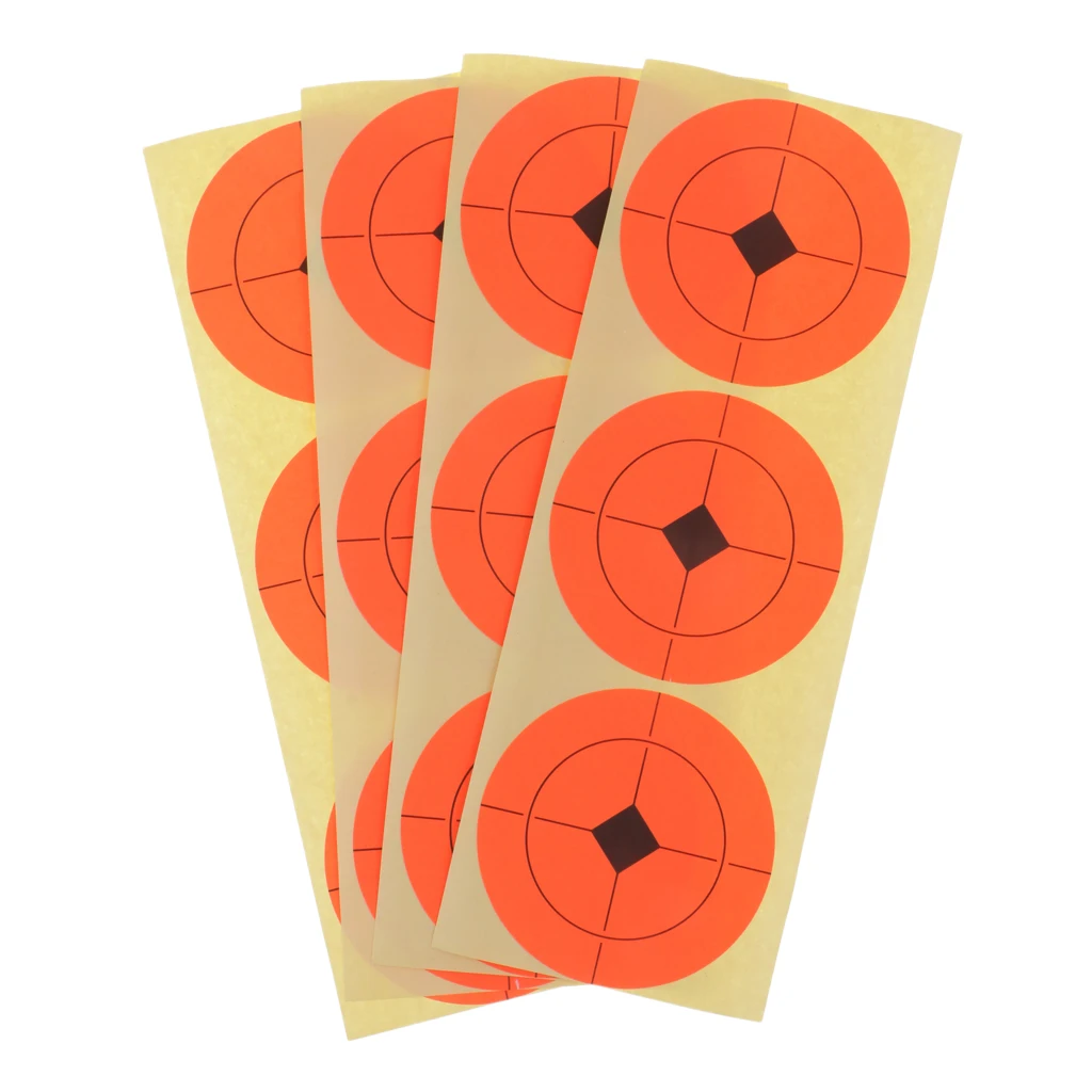 120pcs Shooting Target Adhesive Paper Targets Hunting Archery Arrow Range