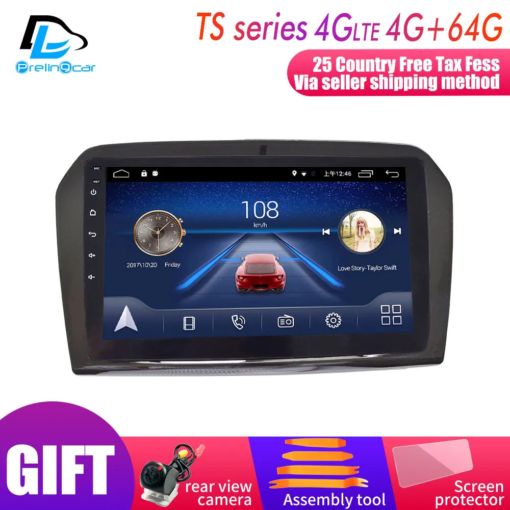 

4G Lte Android 9.0 Car multimedia navigation system GPS player For Volkswagen VW 2012-2018 years Jetta IPS screen Radio stereo