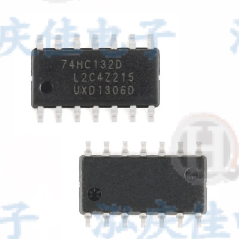10 PÇS/LOTE 74HC132 74HC132D SN74HC132 SN74HC132D SMD SOP-14 IC GATE NAND SCHMITT 4CH 100% Novo