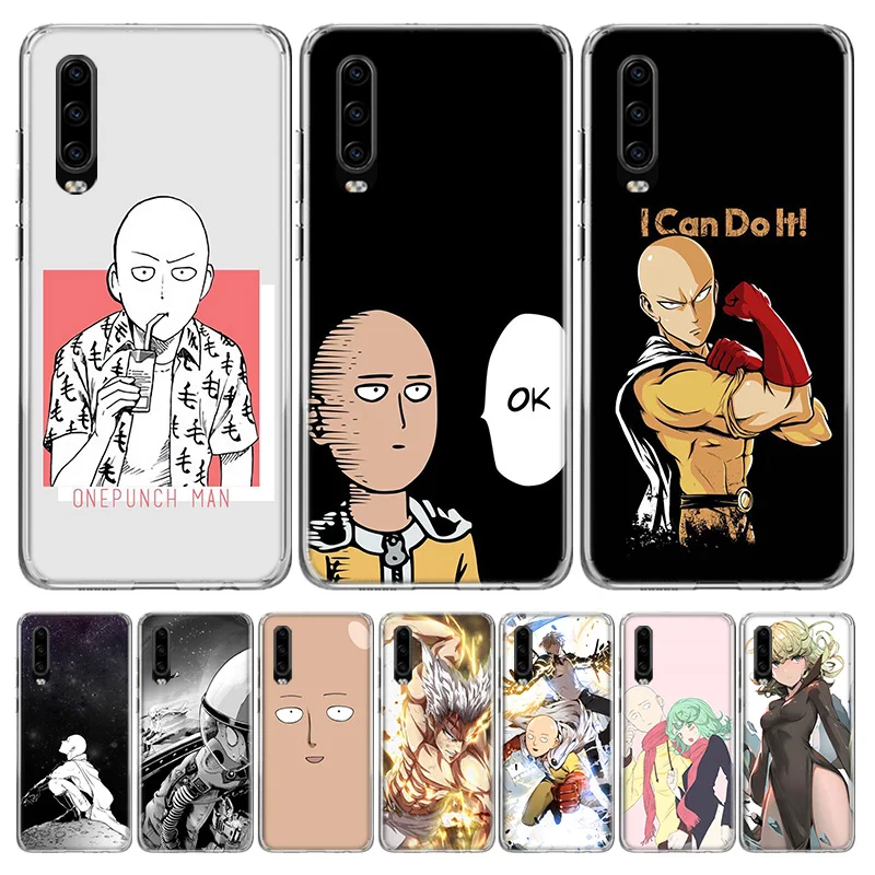 Чехол для телефона с аниме One Punch Man Huawei P40 P30 P20 Mate 30 20 10 Pro P10 Lite P Smart Z + 2019|Бамперы| |
