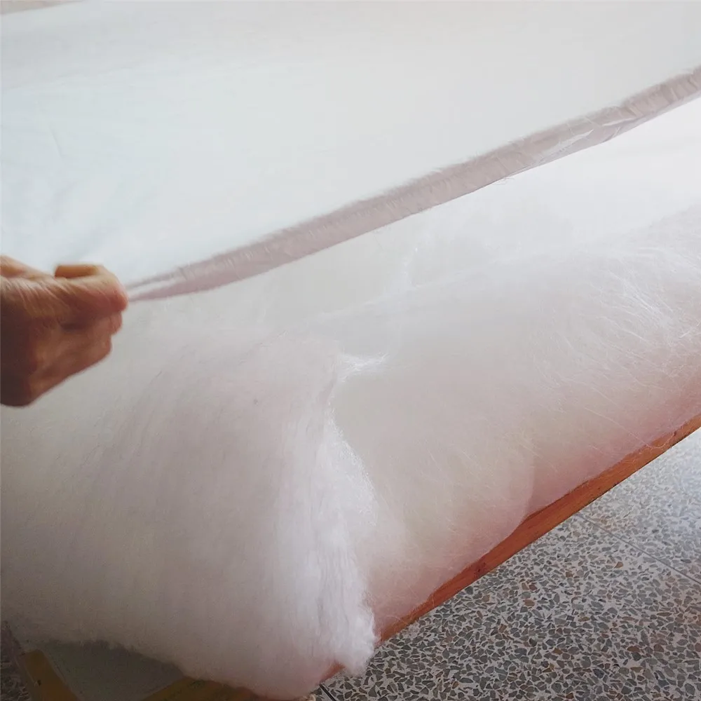 Всесезонное китайское шелковое одеяло/одеяло с хлопковой оболочкой длинное шелковое наполнение Прочный Удобный и гладкий