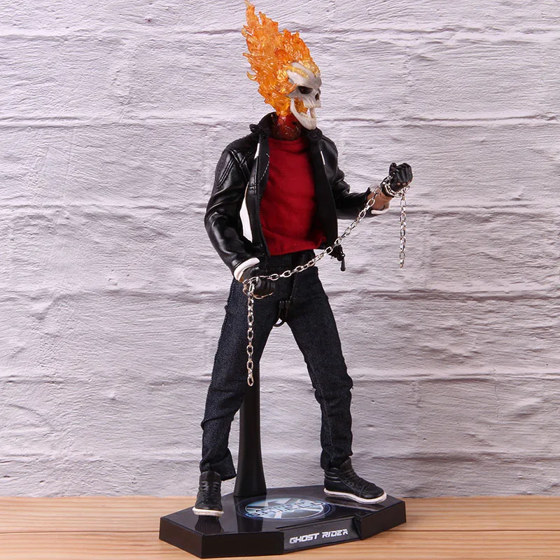 Горячие игрушки TMS 005 Marvel агенты Щ. И. Т. SHIELD Ghost Rider фигурка экшн 1/6 масштаб Коллекционная модель игрушки с светодиодный светильник