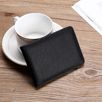 

Unisex Solid Color PU Leather Driver License Cover Card Holder Portable Driving Business ID Card Pass Certificate Folder Wallet
